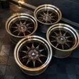 Brand New Bronze 15-Inch Off-Set Sport Rims (4 Holes) - 1