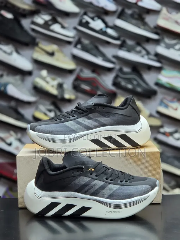 Adidas Hyperboost Euphoria LT Black White Sneakers - 1