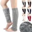Double Fleece Plush Lined Leg Warmers - 1