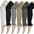 Long Winter Warm Leg Warmers with Tie Loop - 1