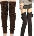 Long Winter Warm Leg Warmers with Tie Loop - 3