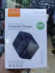 VIDVIE TA4407 65W Global Universal Travel Charger - Black - 4
