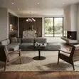 Black Height Adjustable Coffee Table - 5