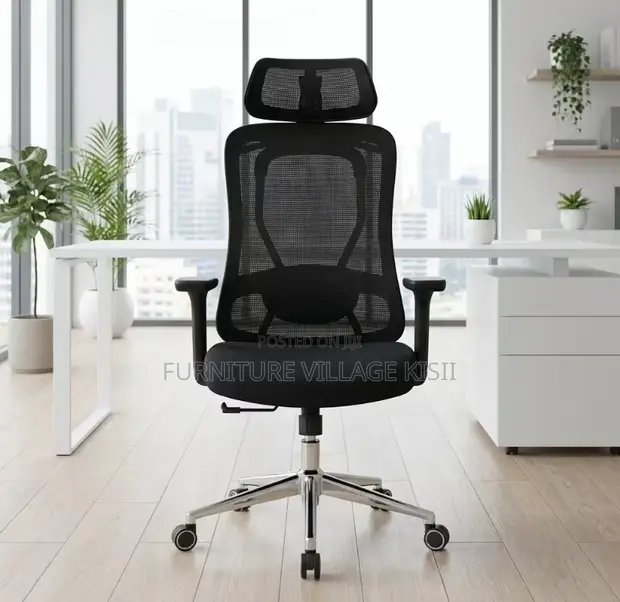 Orthopedic High Back Mesh Office Chair - 1