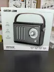 Vintage Green Lion 5W Speaker with FM, Bluetooth 5.3, AUX, USB - 1