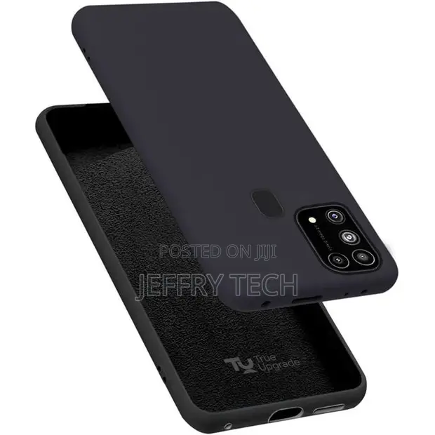 Soft Silicone Back Cover for Samsung Galaxy M31s - Black - 1