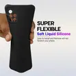 Silicone Slim Fit Cover Case for Samsung Galaxy A51 - Black - 2