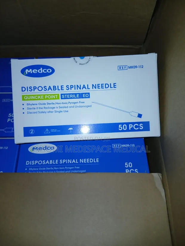 Disposable Spinal Needle 25G Orange 90mm (50s) - 1