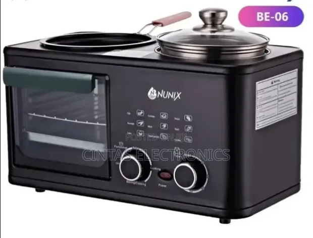 Nunix BE-06 3-in-1 Breakfast Maker - 1