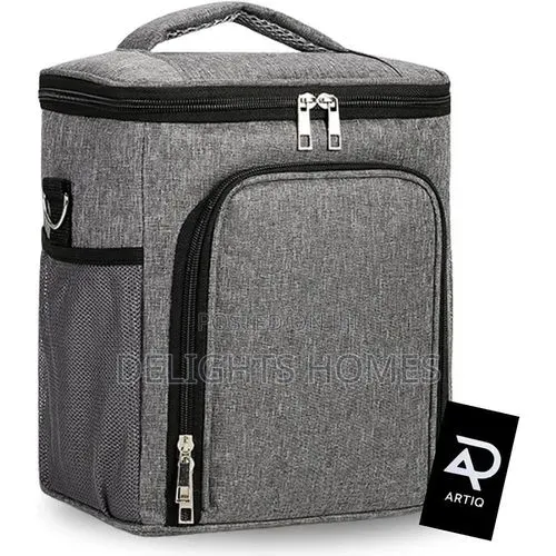 Insulated Food Bag with Side Pocket - 22x18x26cm - 1
