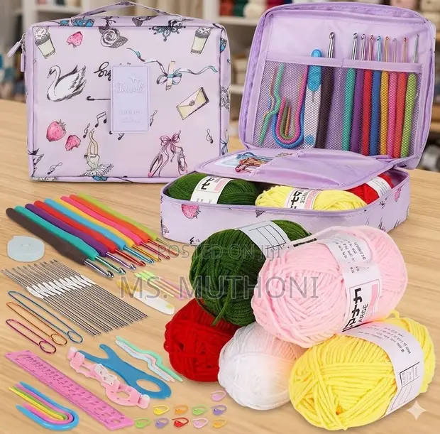 Complete Crochet Kit - 59 Pcs - 1