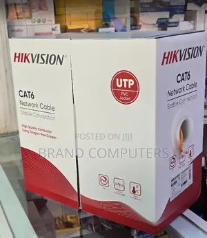 Hikvision Cat 6 UTP Network Cable DS-1LN6U-SC0 Orange 305m