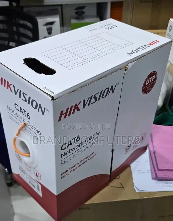 Hikvision CAT6 Pure Copper Ethernet Cable (305m) - 1