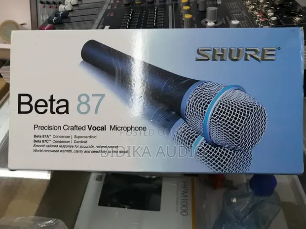 Shure Beta 87A Premium Vocal Condenser Microphone - 1