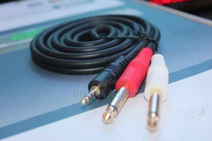 3.5mm to Dual 1/4" TS Mono Stereo Breakout Audio Cable