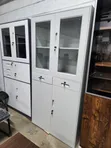Office Cabinet - Lockable Glass Door Filing Storage - 1
