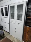 Office Cabinet - Lockable Glass Door Filing Storage - 2