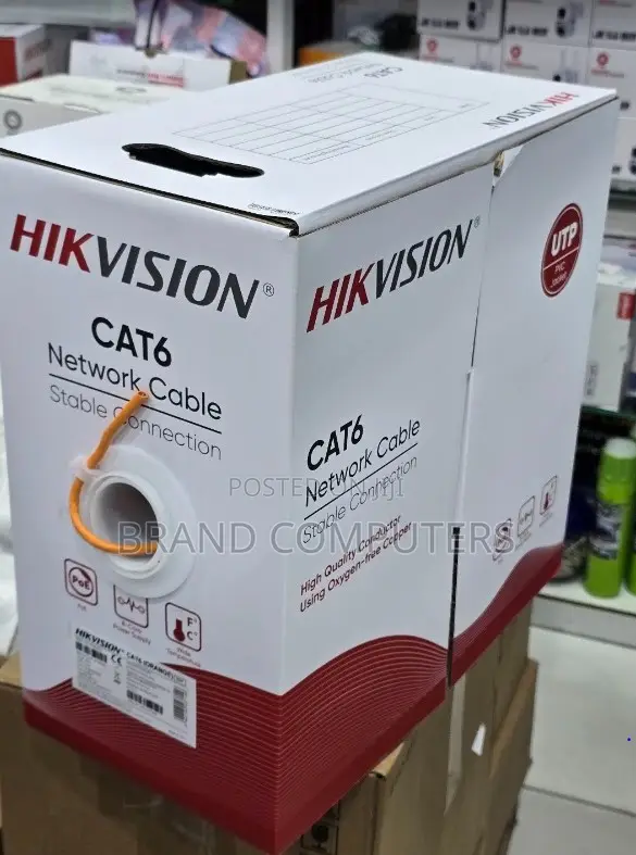 Hikvision Cat 6 Network Ethernet Cable (305m) - Pure Copper - 1