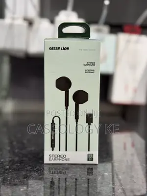 Green Lion Stereo Earphones Type-C (Black)