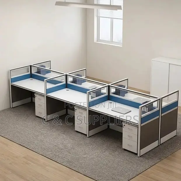 6-Way Imported Modular Workstation - 1