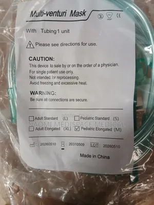 Pediatric Disposable Venturi Oxygen Mask
