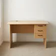 Wooden Office Desk with Lockable Drawers - 1