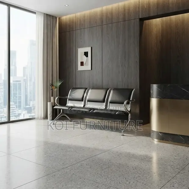 Three Seater Anti-Scratch Reception Bench - 1