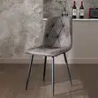 Modern Upholstered Dining Chair - Gray - 2