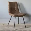 Modern Upholstered Dining Chair - Gray - 3