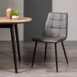 Modern Upholstered Dining Chair - Gray - 5