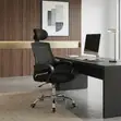 Adjustable Mesh Office Chair with Headrest - 2
