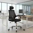 Adjustable Mesh Office Chair with Headrest - 3