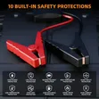 Multi-Functional Car Battery Jump Starter with Air Compressor - 5