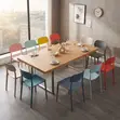 Colorful Modern Plastic Dining Chair - 5