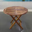 Foldable Outdoor Dining Table - Space Saving - 2