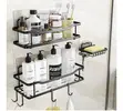 Rectangular Shower Caddy Shelf (3-Piece Set) - 2