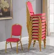 Red Banquet Conference Chair - Brand New - 5