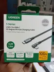 UGREEN 5 Series USB-C to USB-C 90 Degree PD Fast Charging Cable 100W - 2