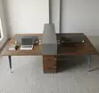 Wooden 4-Seater Office Workstation Desk - 2