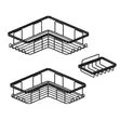 3 Set Corner Caddy Shower Shelf - 1