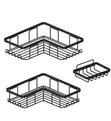 Multipurpose 3 Set Wall Organizer - Rustproof, No Drilling - 2