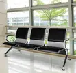 3-Seater Steel Waiting Bench - 4