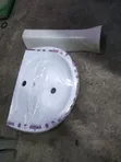 White Wall Hung Basin with Pedestal Stand - 2