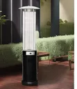 Cylindrical Patio Gas Heater with Quartz Flame Tube - 2
