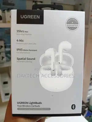 UGREEN LightBuds True Wireless Earbuds - White