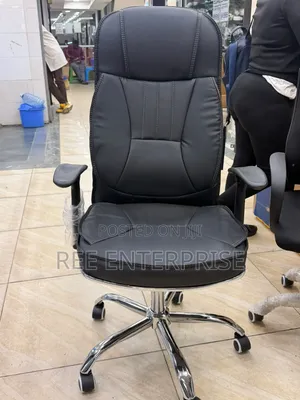 Executive Leather Office Chair - High Back