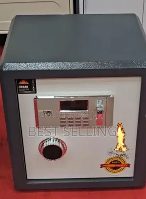 New Modern White Black Safe Box