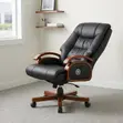 Ergonomic Recliner Manager Leather Office Chair - 1