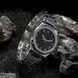 Silver Arabic Aura Gents Watch - 1