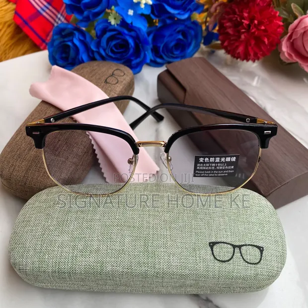 Photocromatic Sunglasses with Case and Wipe - 1